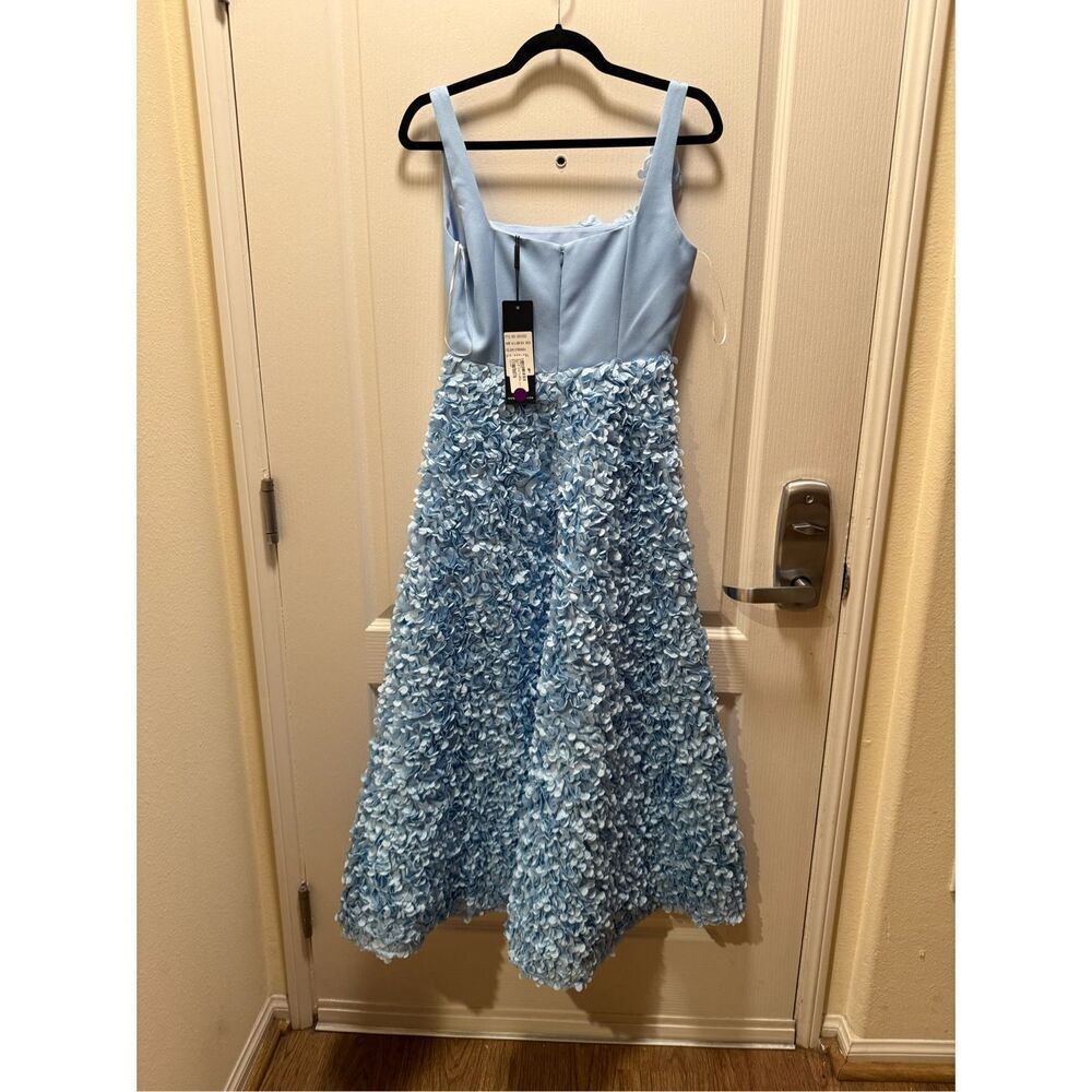 Elliatt Kaia Floral Maxi Dress in Blue wedding Guest Garden Party size S NWT - Picture 8 of 9